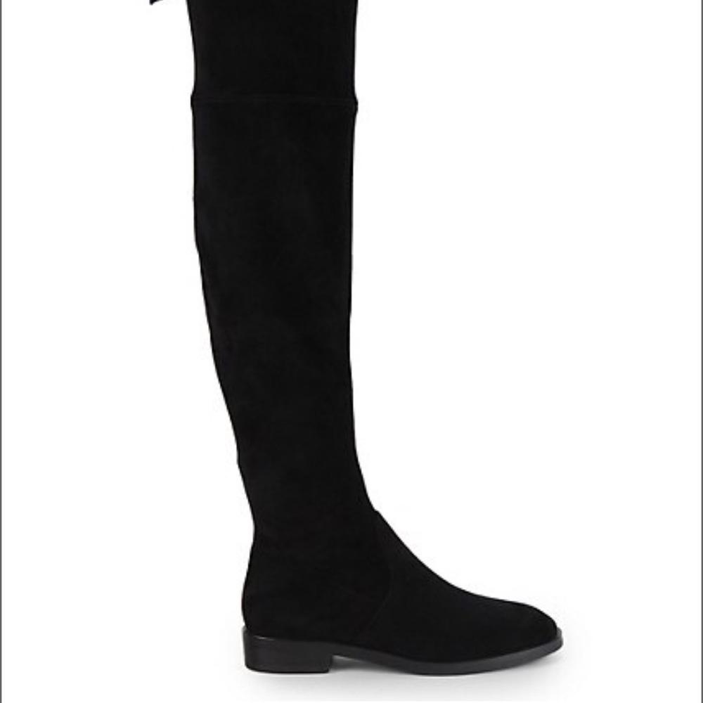 Stuart Weitzman black suede over the knee boots